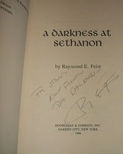 Cover of A Darkness at Sethanon by Raymond E. Feist