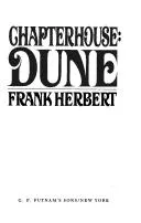 Cover of Chapterhouse Dune by Frank Herbert