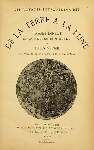 Cover of From the Earth to the Moon by Jules Verne