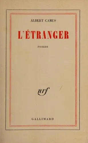 Cover of L’étranger by Albert Camus