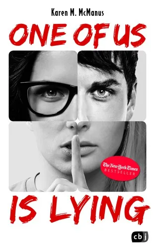 Cover of One Of Us Is Lying by Karen M. McManus, Moisés Barcia Rodríguez, Yaʻel Akhmon