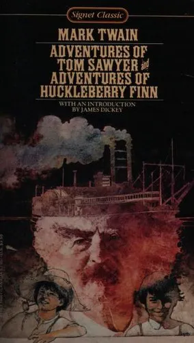 Cover of The Adventures of Tom Sawyer and The Adventures of Huckleberry Finn by Mark Twain