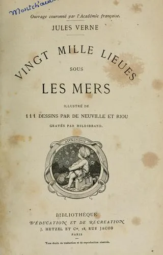 Cover of Twenty thousand leagues under the sea by Jules Verne